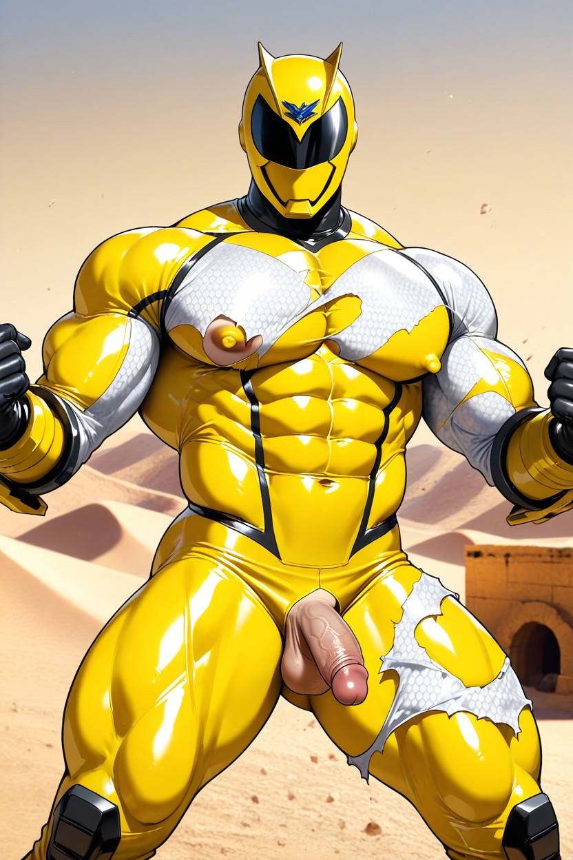 Exposed Arms, Micropenis, Ass Bigger Than Torso AI Gay Porn