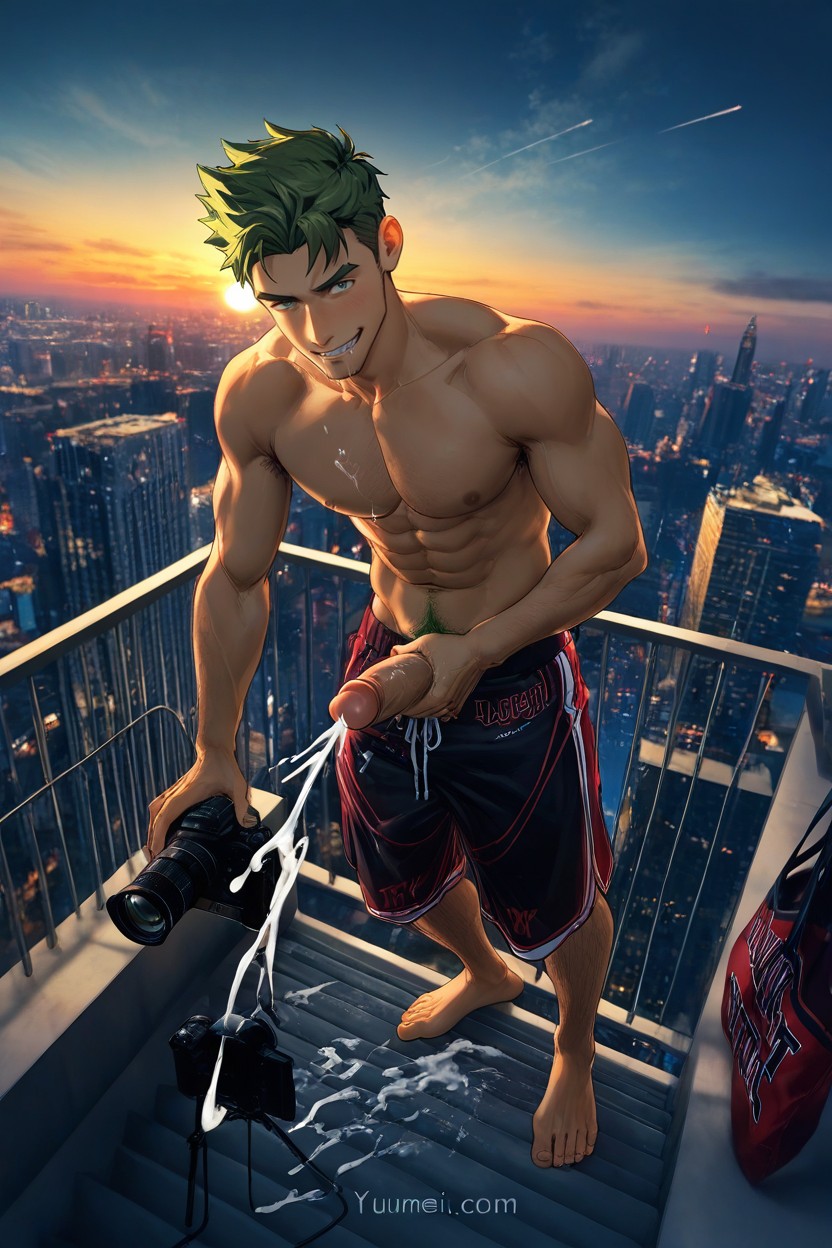 Shirtless, Beitemian | Suyohara, Vivid Colors AI Gay Porn