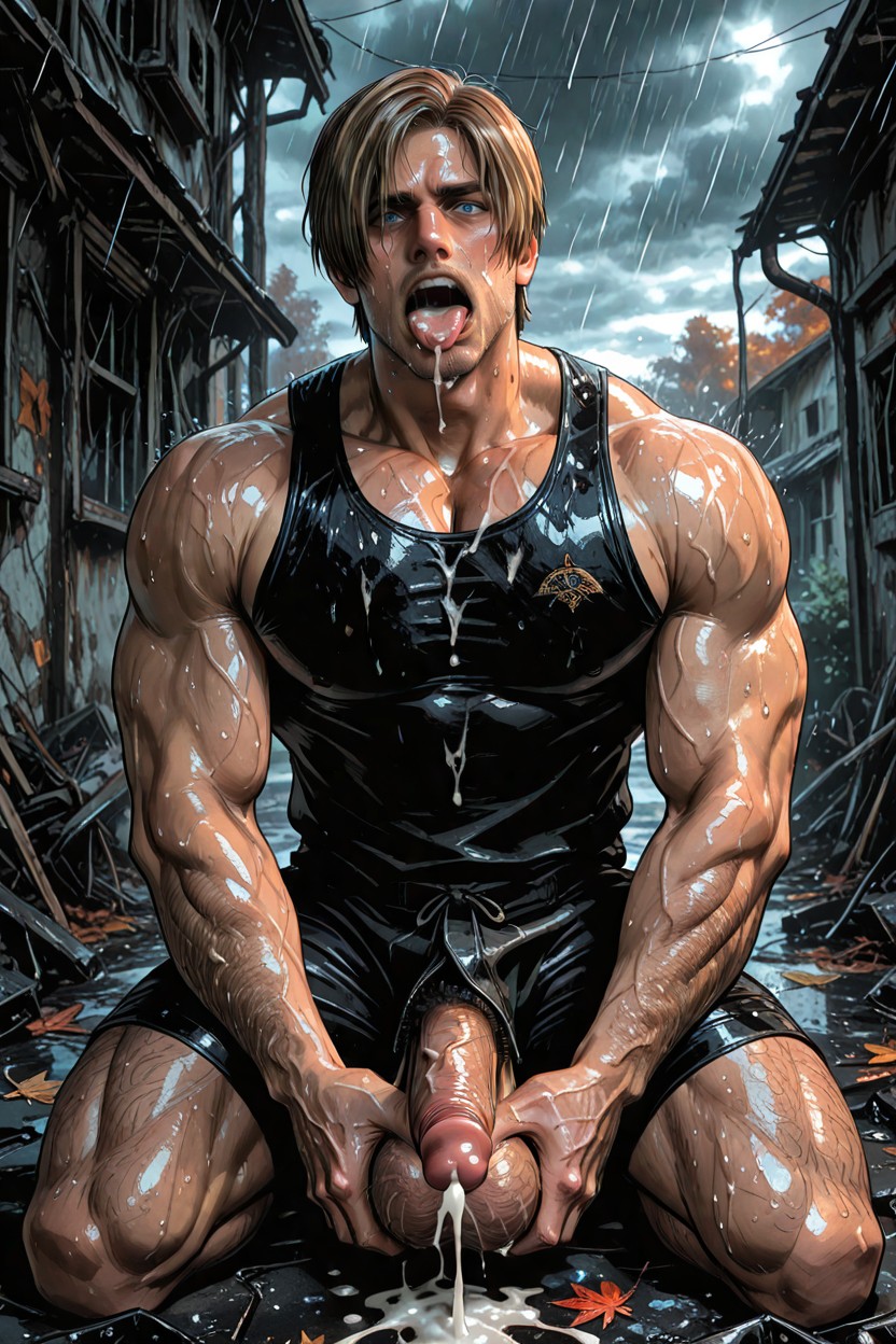 Only Men, Cum Squirting, Oral Sex AI Gay Porn