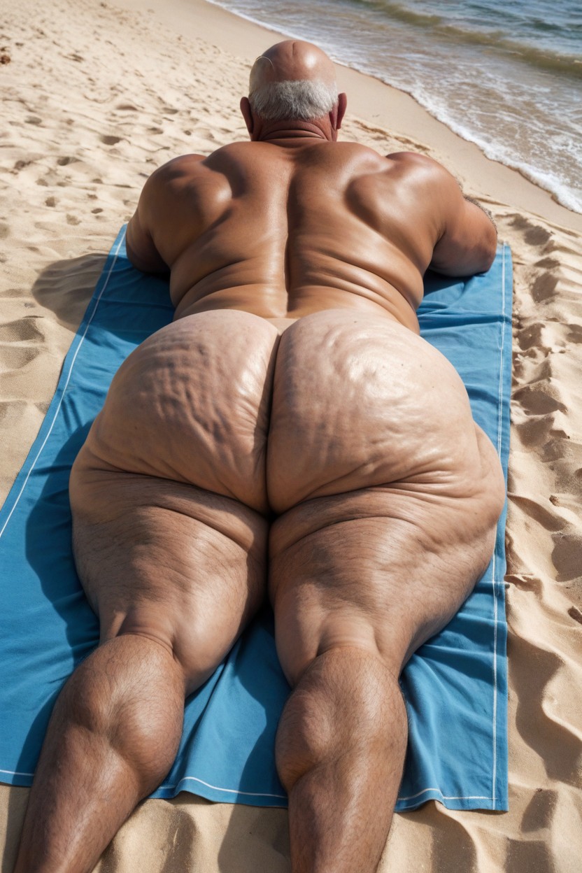 Cinematic, Smooth Chest, Flabby Legs Porno gay IA