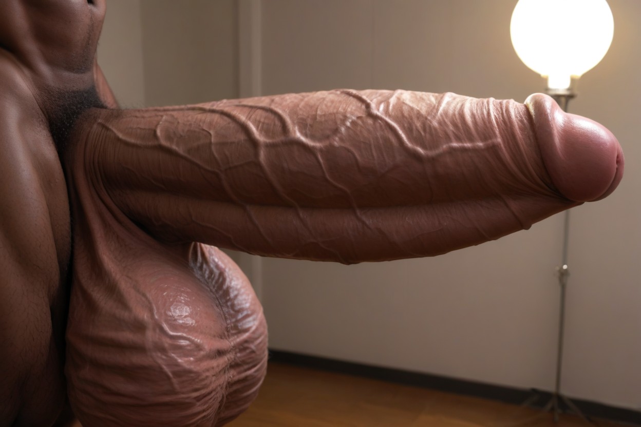 1 Person, Mushroomshaped Penis, Detailed Penis AI Gay Porn