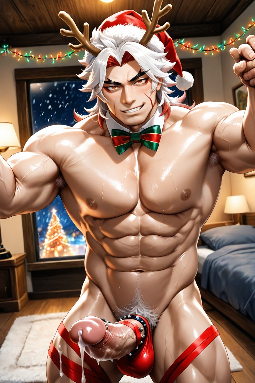Night, Guys, 2 People AI Gay Porn