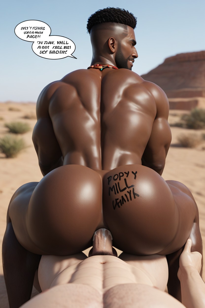 The Unimaginably Intense Deadly Pleasure That The Bottom’s Anus Is Making The White Man’s Dick Feel Will End The White Man’s Life, African Tribe, African AI Gay Porn