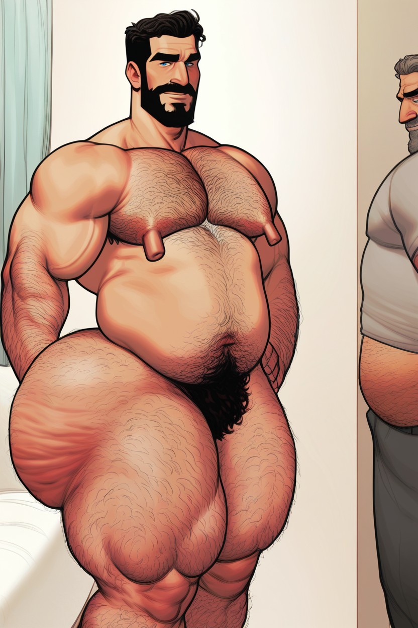 Ass Bigger Than Body, Giant Ass, Thick Thighs Porno gay IA