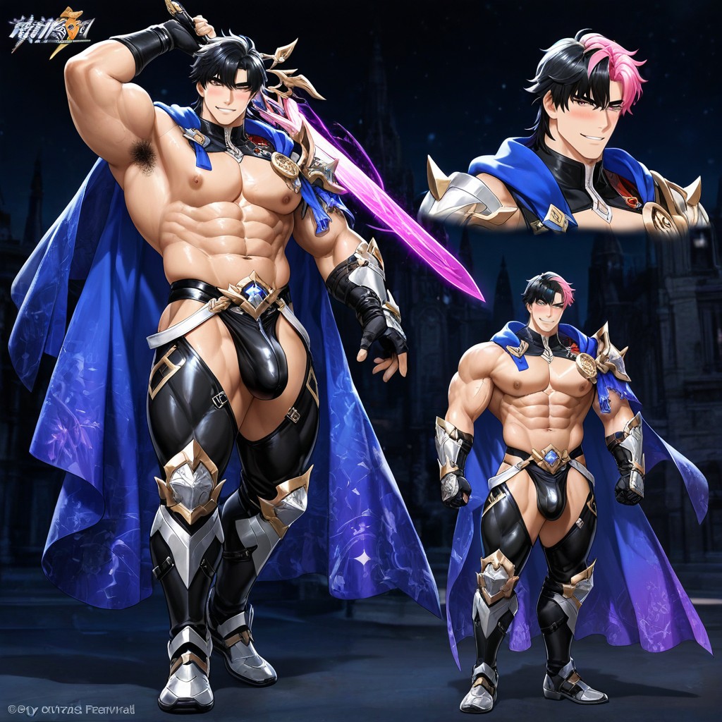 Intricate Armor Plating, Ultra-detailed, Wide Shoulders AI Gay Porn