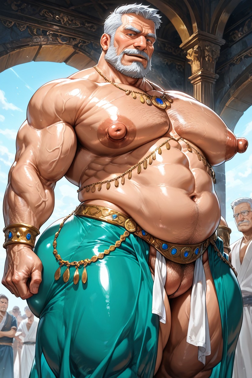 Ash Hair, Thick Thighs, Thick Ass AI Gay Porn