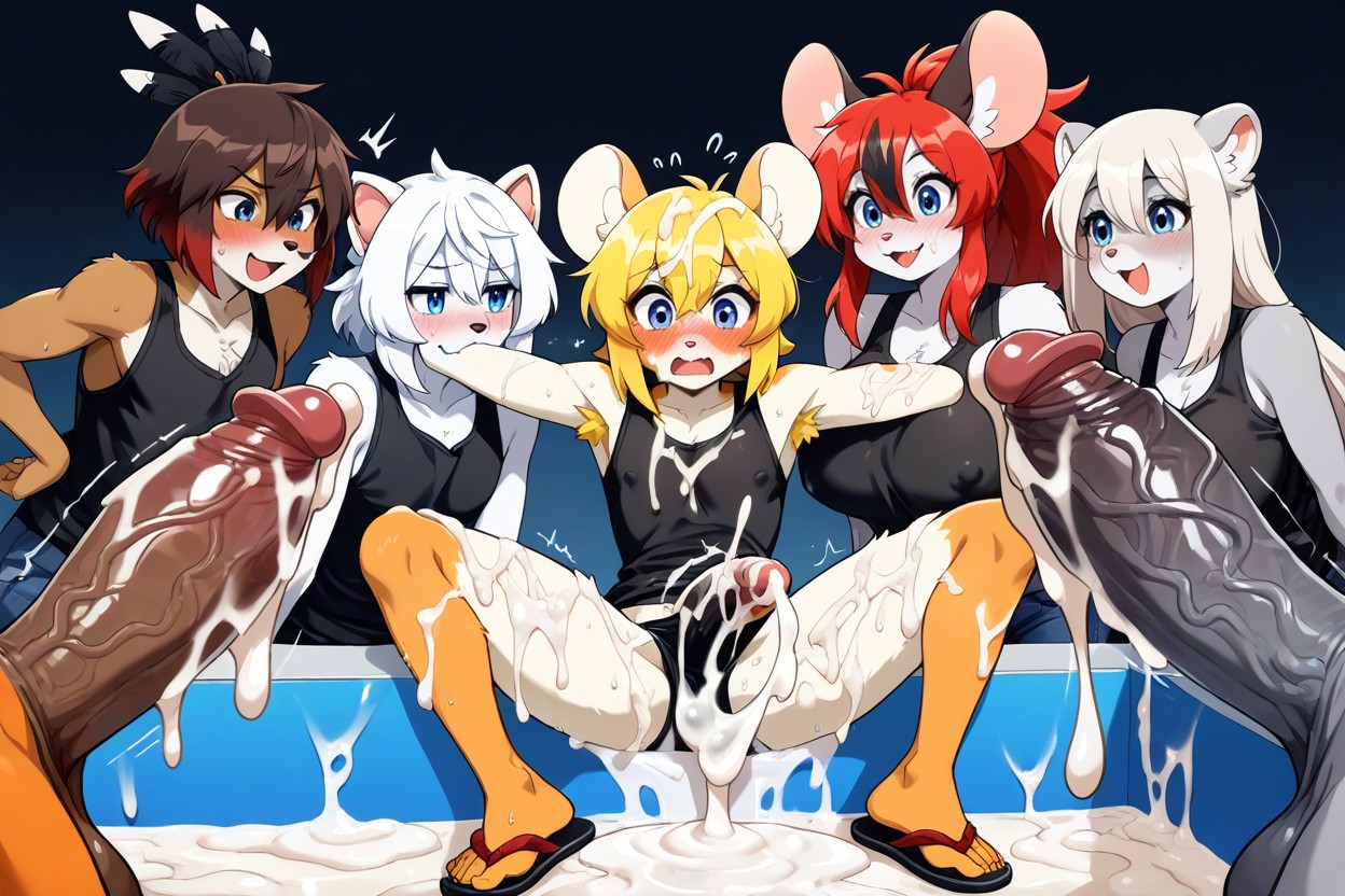 ;quizerl Is Furry, Erect Nipples, Red Hair AI Gay Porn