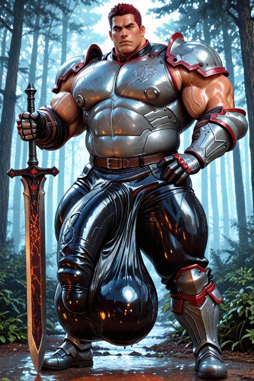 18+, Realistic Render, Leather Gloves AI Gay Porn