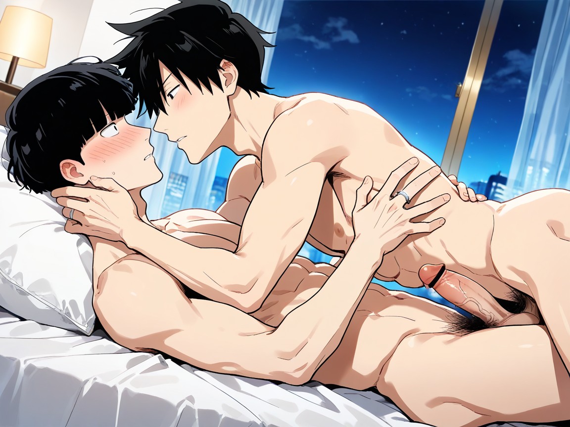 Medium Ass, Male Only, Large Veiny Penis AI Gay Porn