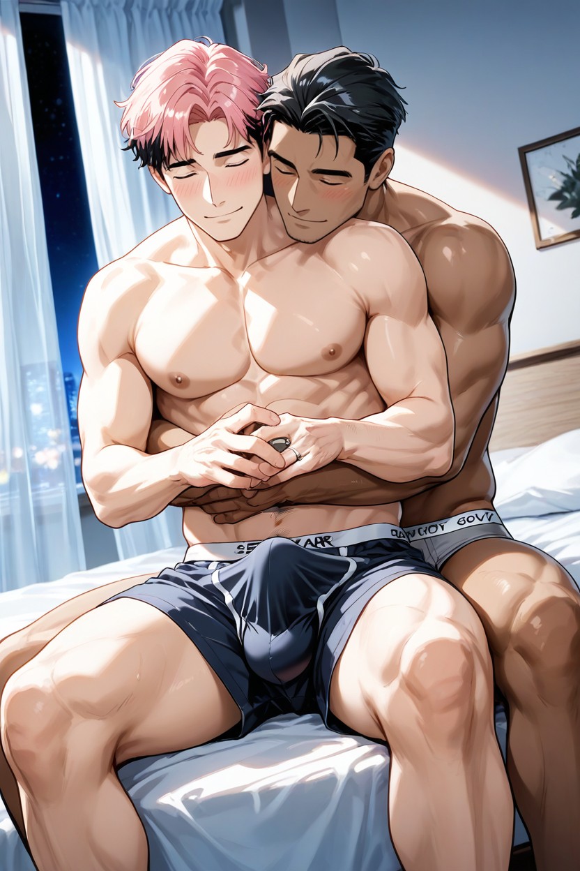 Medium Ass, No Woman, 25+ AI Gay Porn