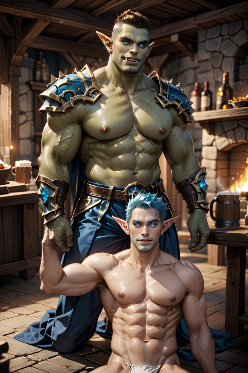 Men Only, Smooth Skin, Male Only AI Gay Porn