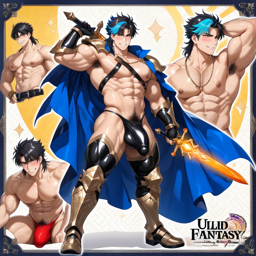 K Resolution, Cinematic Lighting, Mischievous (smiling While Blushing) AI Gay Porn