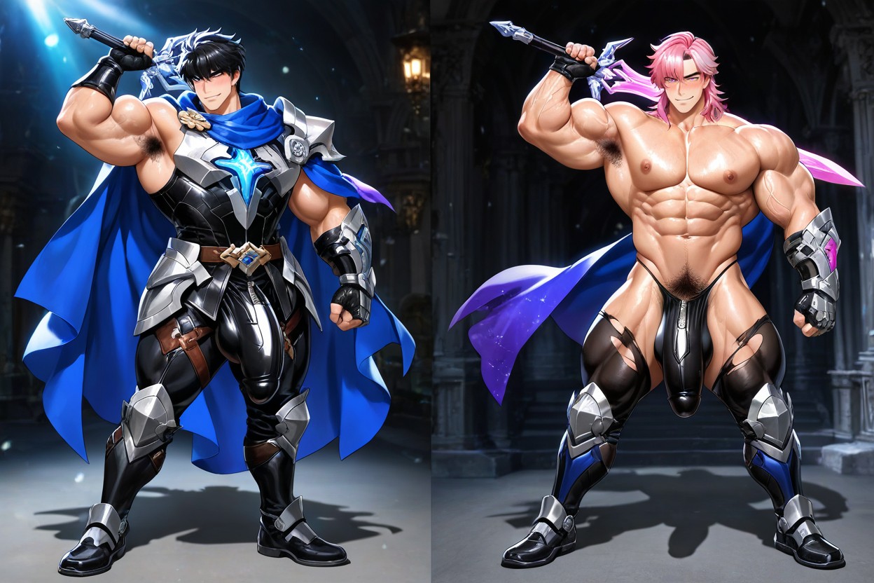 Intricate Armor Plating, K Resolution, Dynamic Pose AI Gay Porn