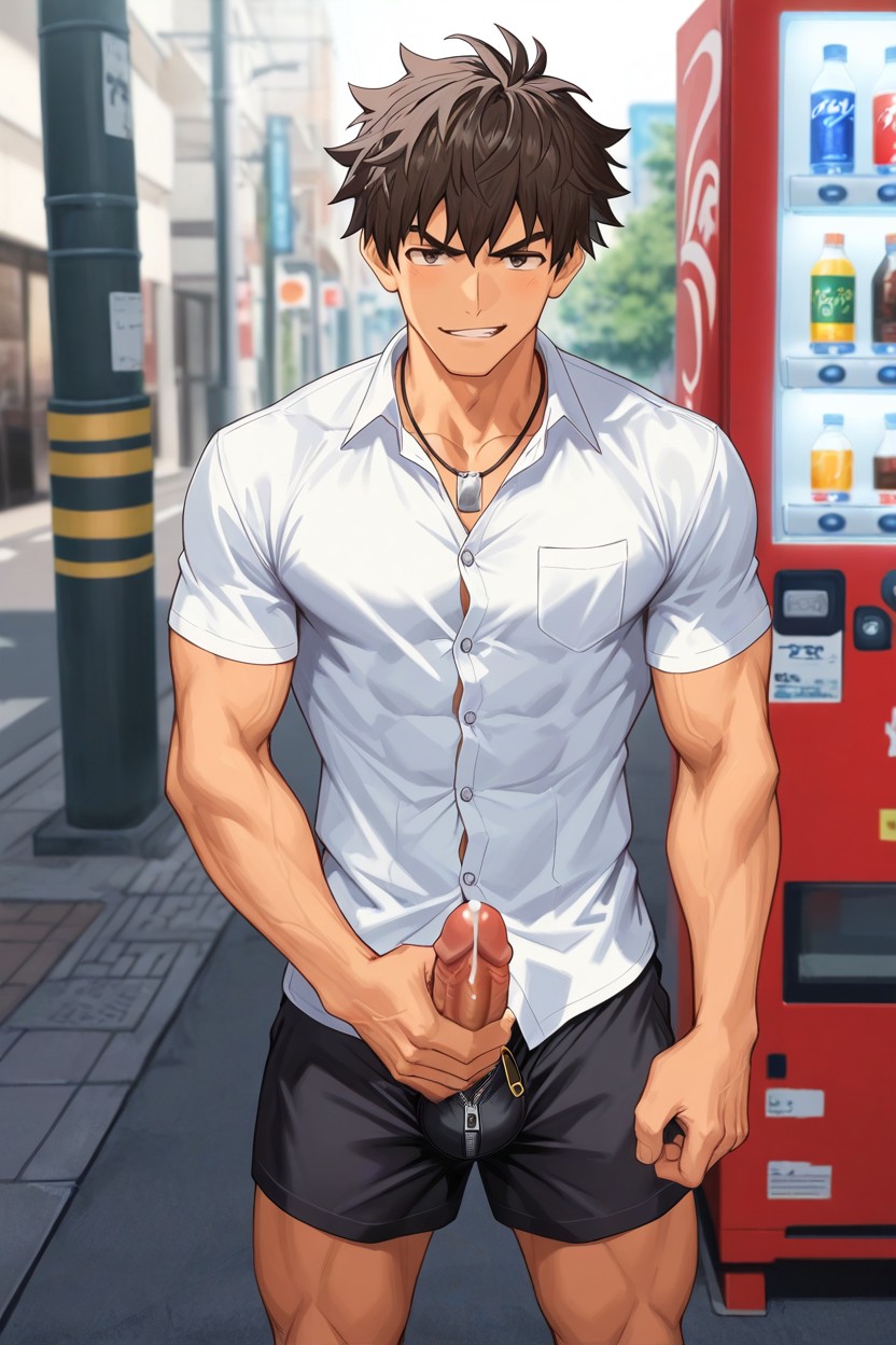 Men Only, Short Length, Fit AI Gay Porn