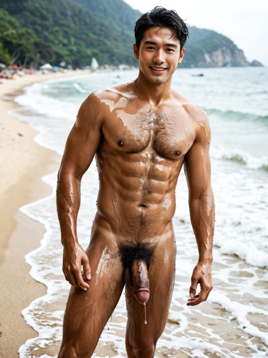 Naked, Hdr, Sharp Focus AI Gay Porn