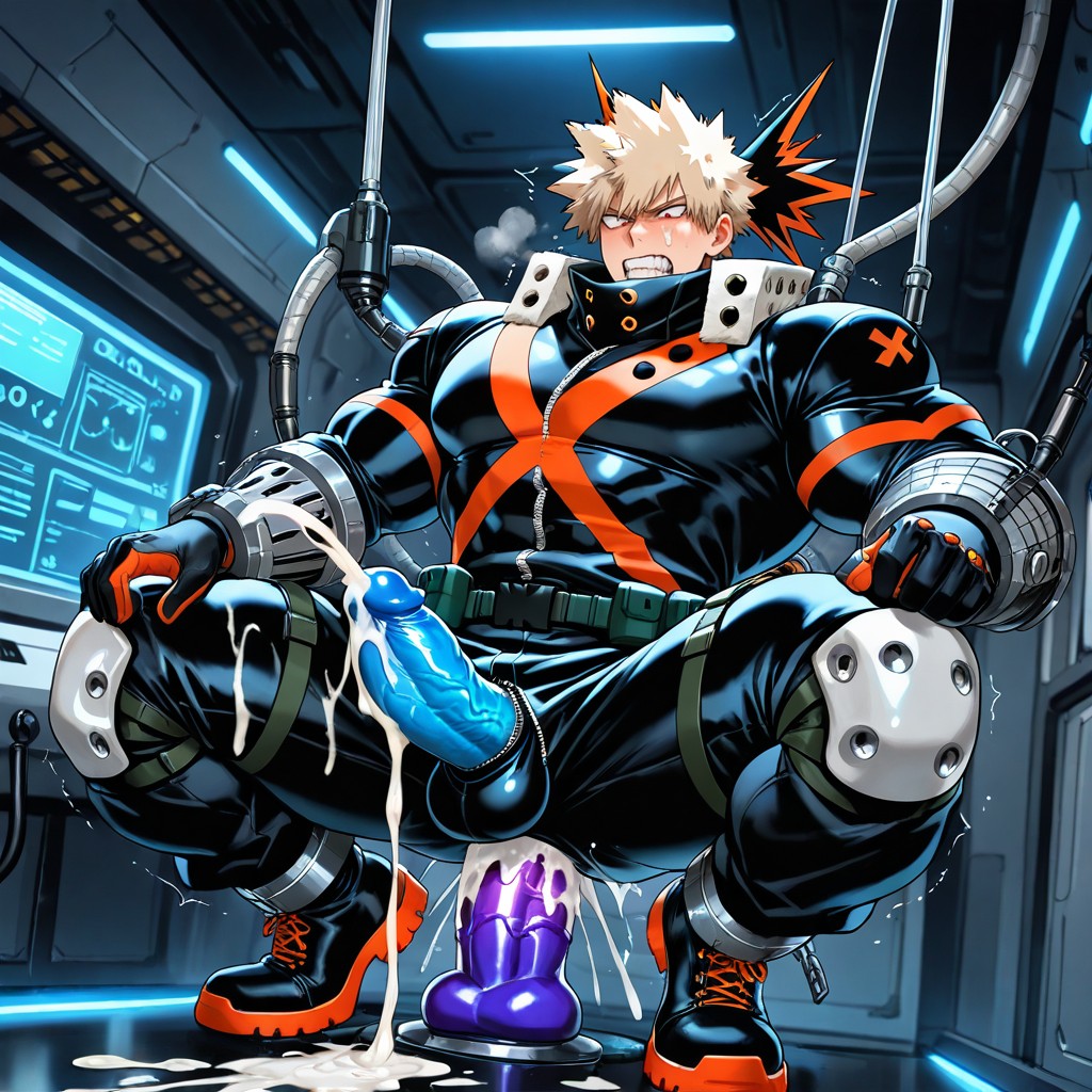 Space Ship, Medium Ass, Manly AI Gay Porn