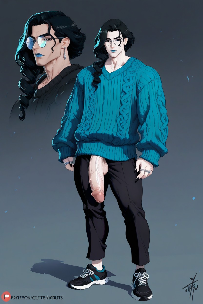 Mamimi Art Style, Full Body, Front View AI Gay Porn