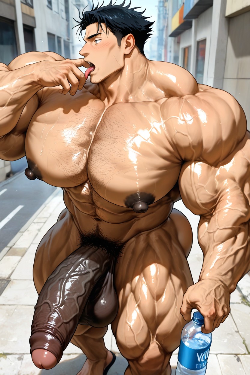 Perspective, Hairy Crotch, Sculpted Neck AI Gay Porn