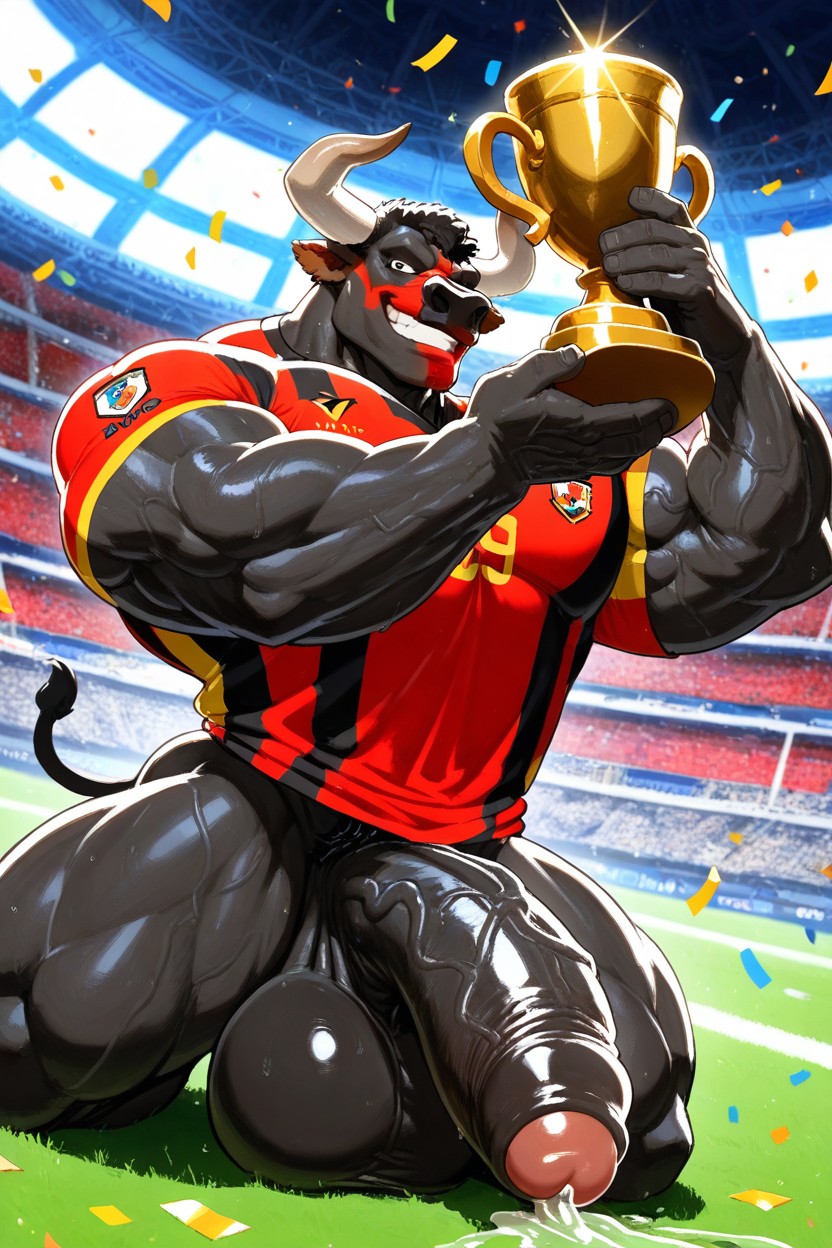 Broad Hyper Muscular Body, Hyper Masculine, Black Eyes Porno gay IA