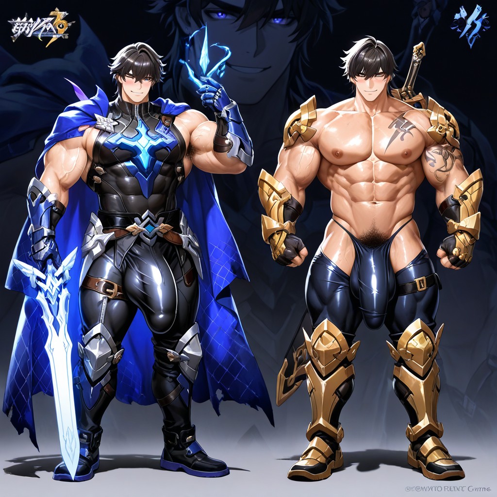 Handsome Korean Idol Face, Full Body, Cinematic Lighting AI Gay Porn