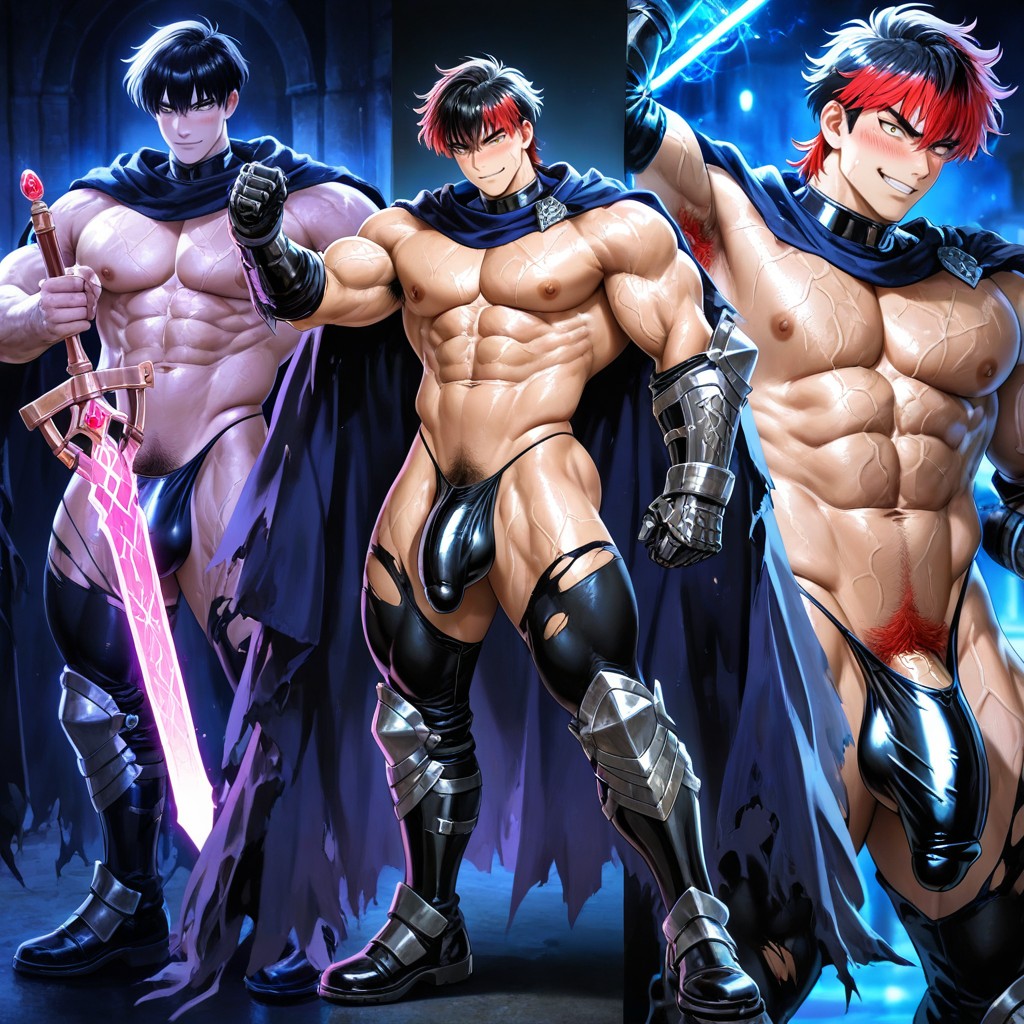 Intricate Armor Plating, Pegasus Seiya Hero Theme, One Arm Up AI Gay Porn