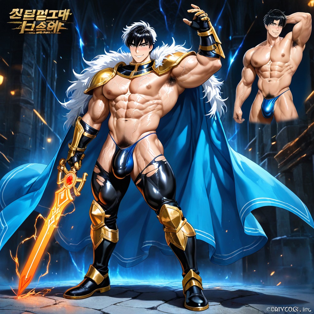 Neon, +, Handsome Korean Idol Face AI Gay Porn