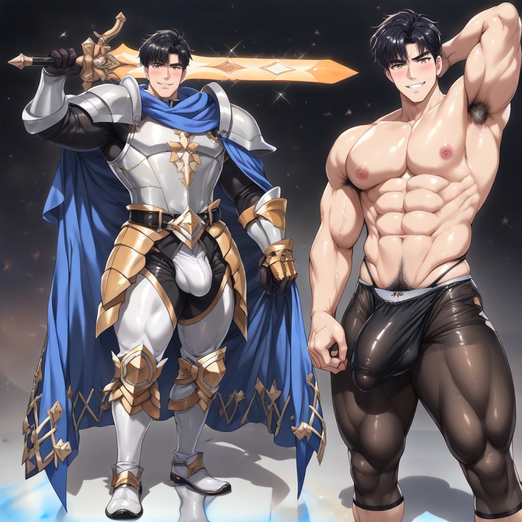 Wide Shoulders, “ Himmel”, Intricate Armor Plating AI Gay Porn