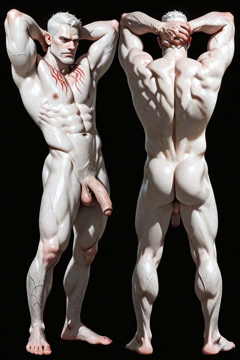 Multi View, Solo, Cresxart AI Gay Porn