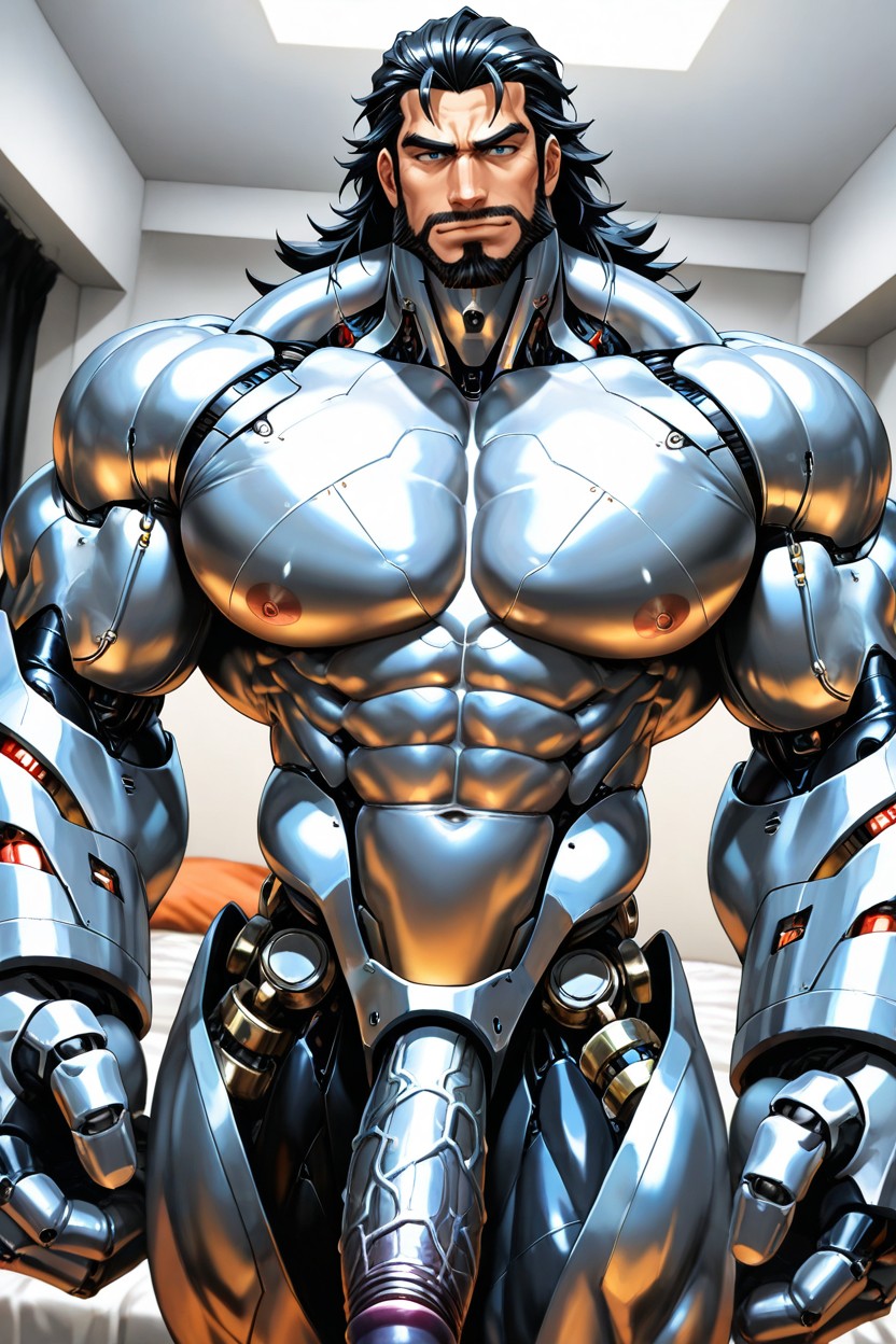 Fancy Store Display, High Definition, Cinched Waist Heroic Proportions AI Gay Porn