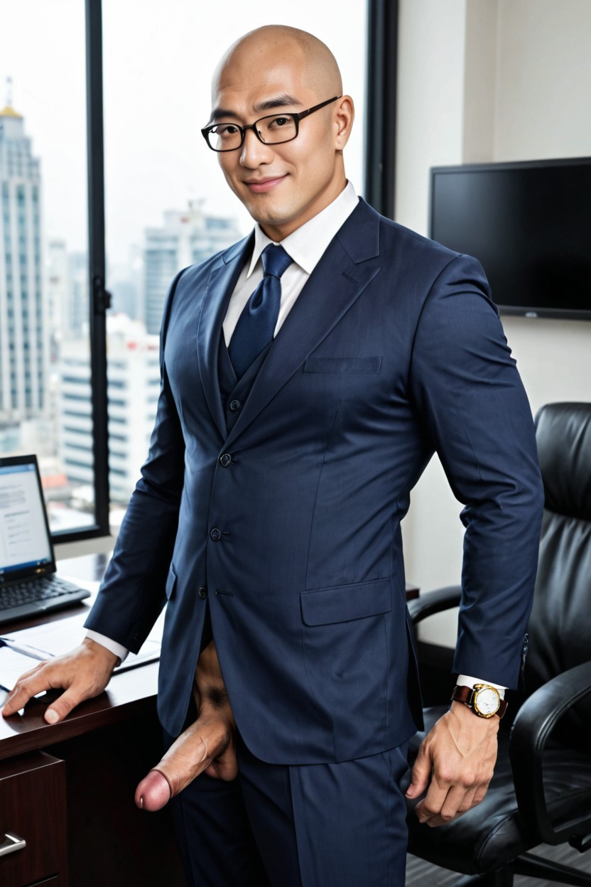 Waistband Fully Fastened, China, Tailored Fit AI Gay Porn
