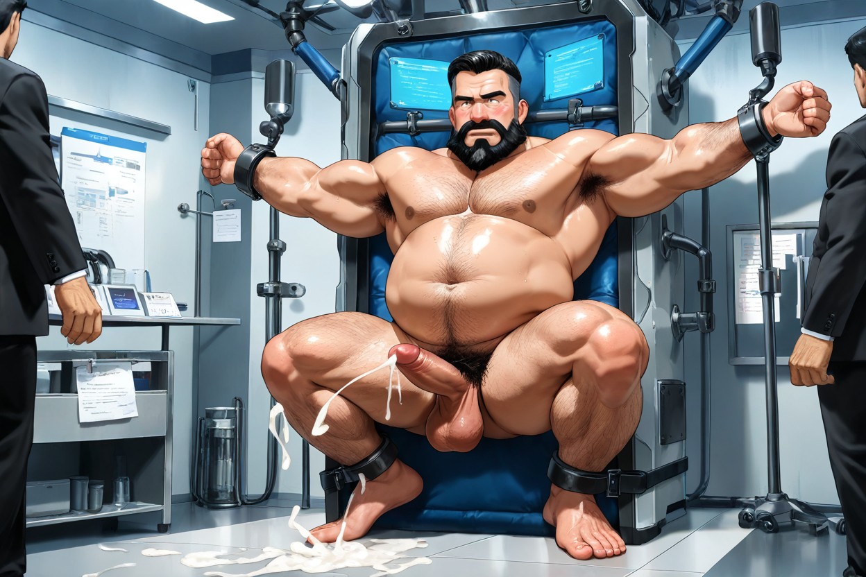 Naked From The Waist Down, Erection, 25+ AI Gay Porn