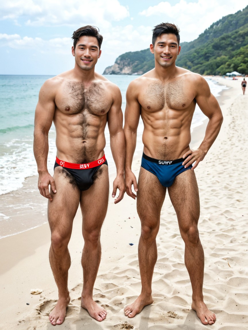 双人图, Fit, Black Hairy AI同性恋黄片