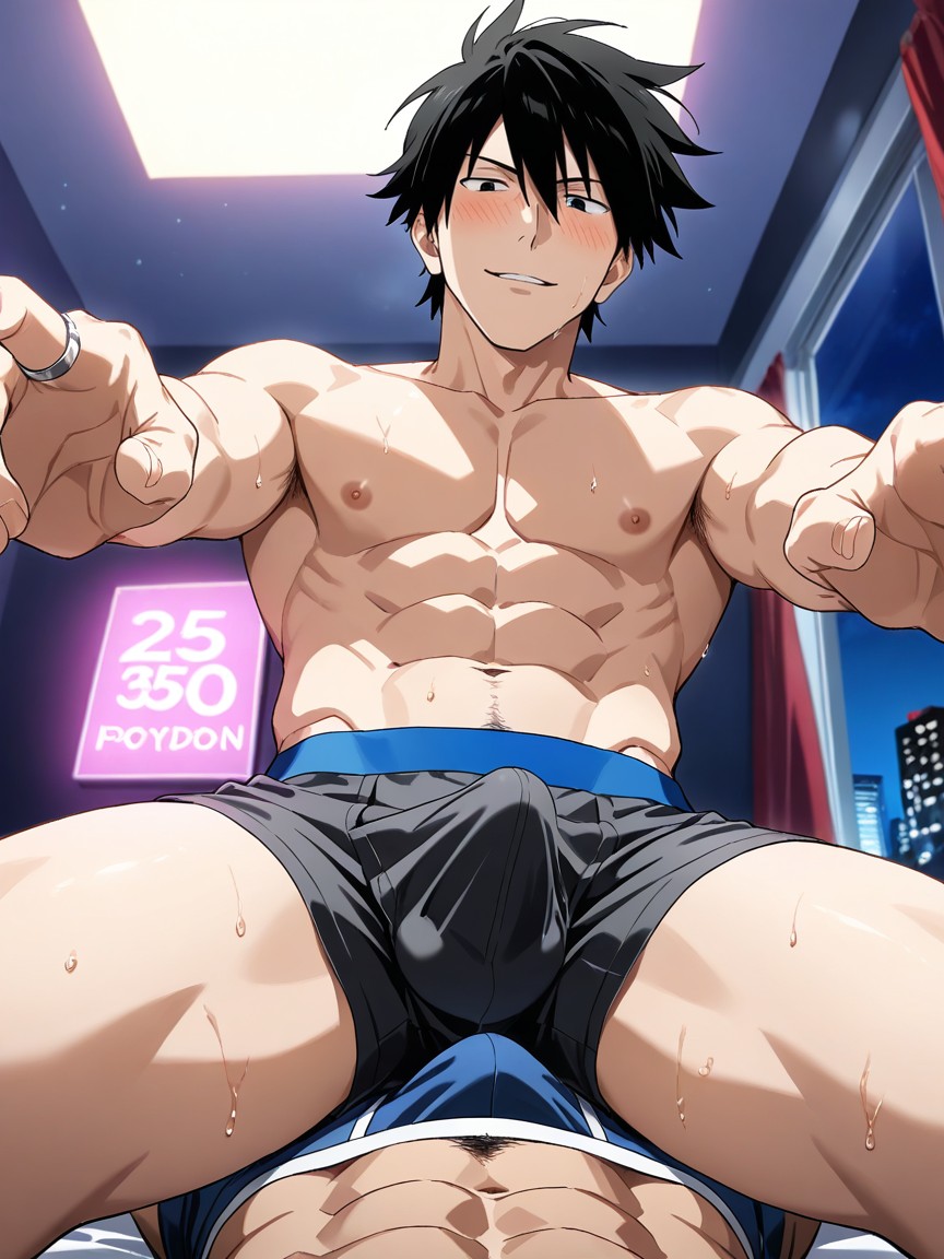 Red Colors, Mobpsycho, Locking Out Elbows Porno IA Gay