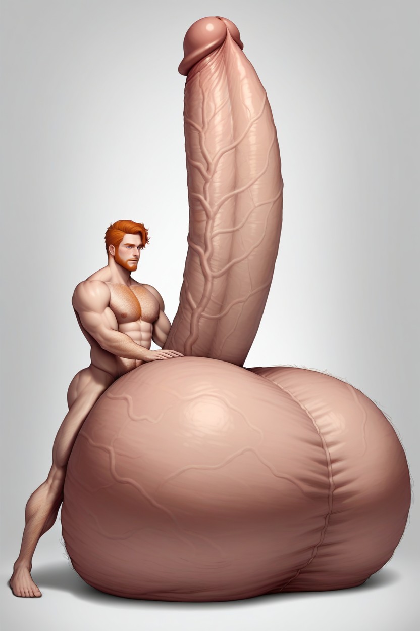 Oversized Hyper Balls, Massive Balls, Freckles 게이 AI 포르노