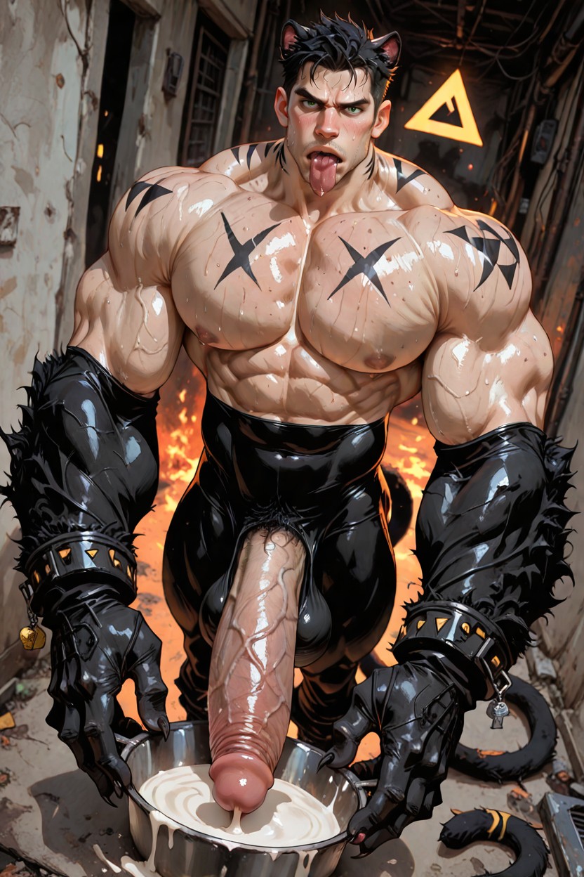 Voluptuous Body, Fangs, Triangle Shaped Torso AI同性戀黃片