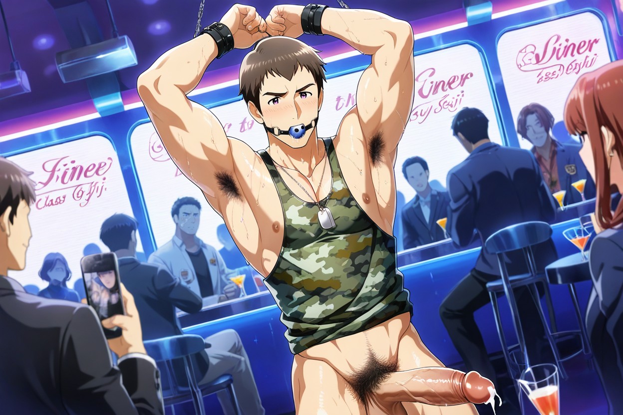 혼란스러운 얼굴, Dynamic Angle, Shingen Seiji Is Male 게이 AI 포르노