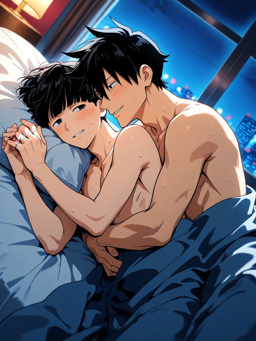 From Above, Cuddling, Blush AI同性恋黄片