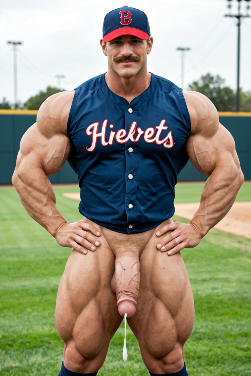 Waist, Hypermuscular Arms, Blonde Hair Porno IA Gay