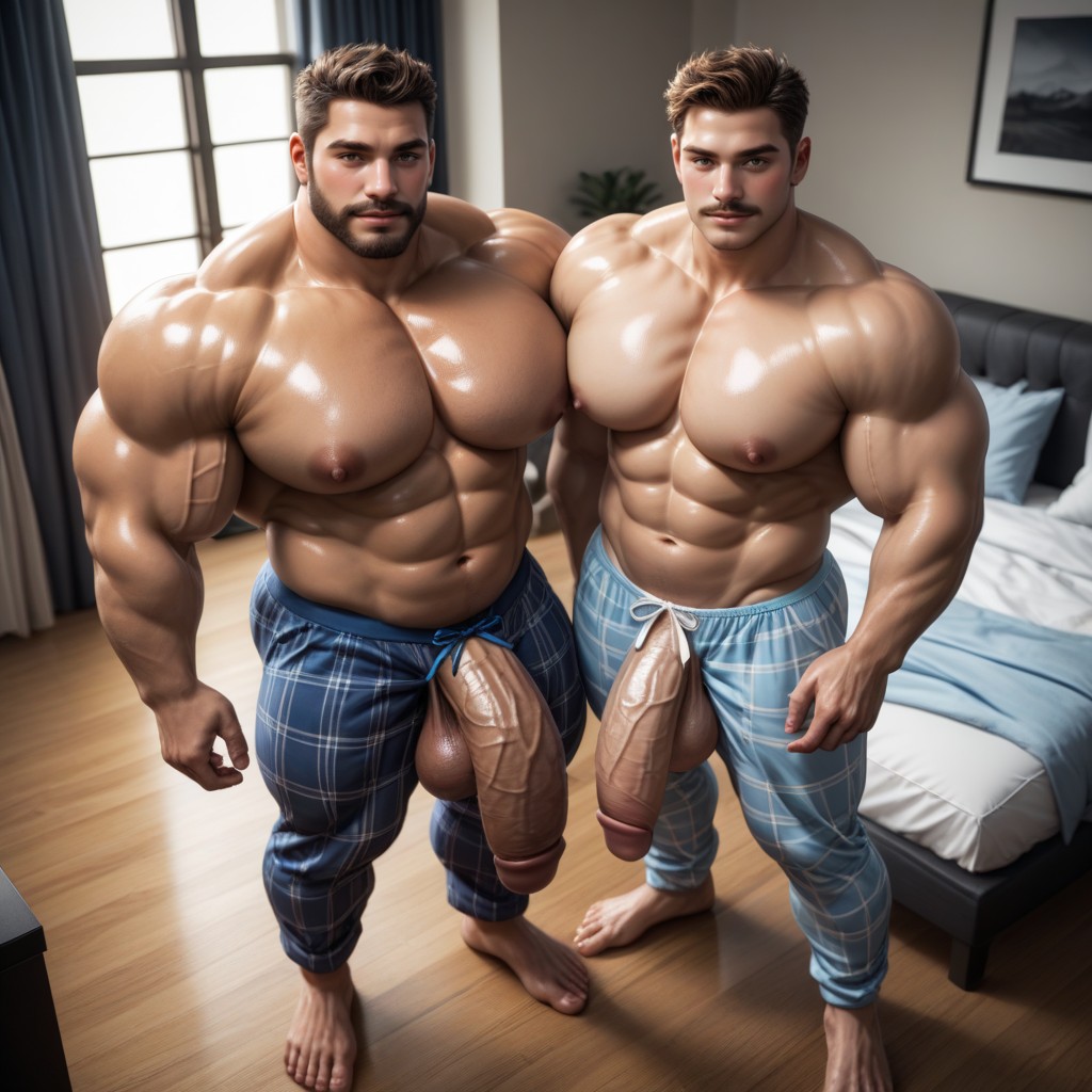Oiled Up, 晨曦, Heavy Pecs AI同性恋黄片