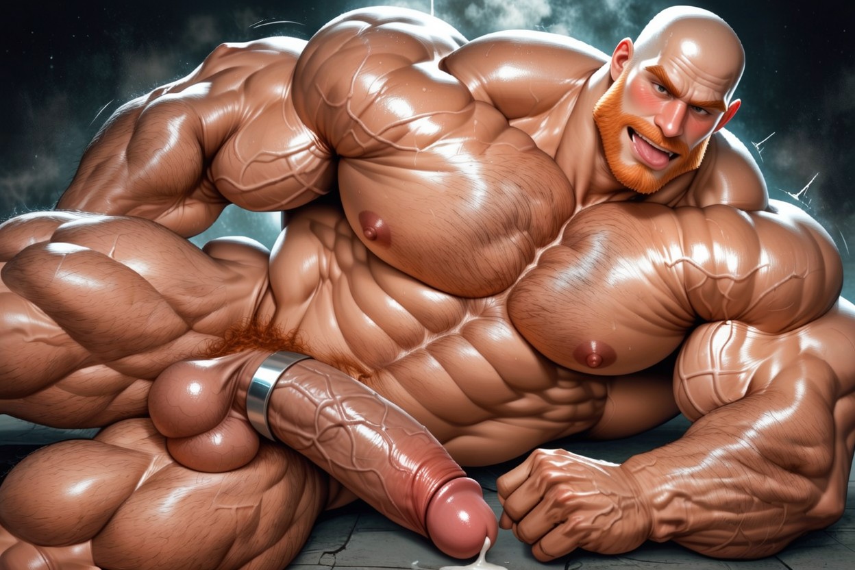 Erection, 特大の筋肉, Extremely Lustful Appearance ゲイAIポルノ