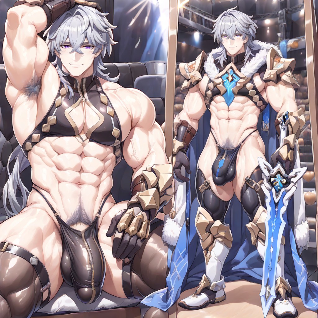 25+, Athletic Tanned Skin, + KI Schwulenporno