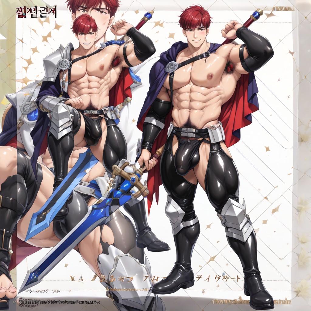 Leather Gauntlets, Holding A Glowing Magical Sword, 正常 AI同性戀黃片