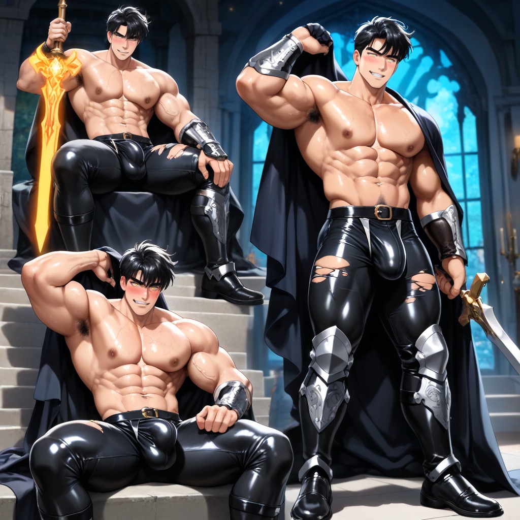 Only Men, Multiple Views, Ultra-detailed AI Gay Porn