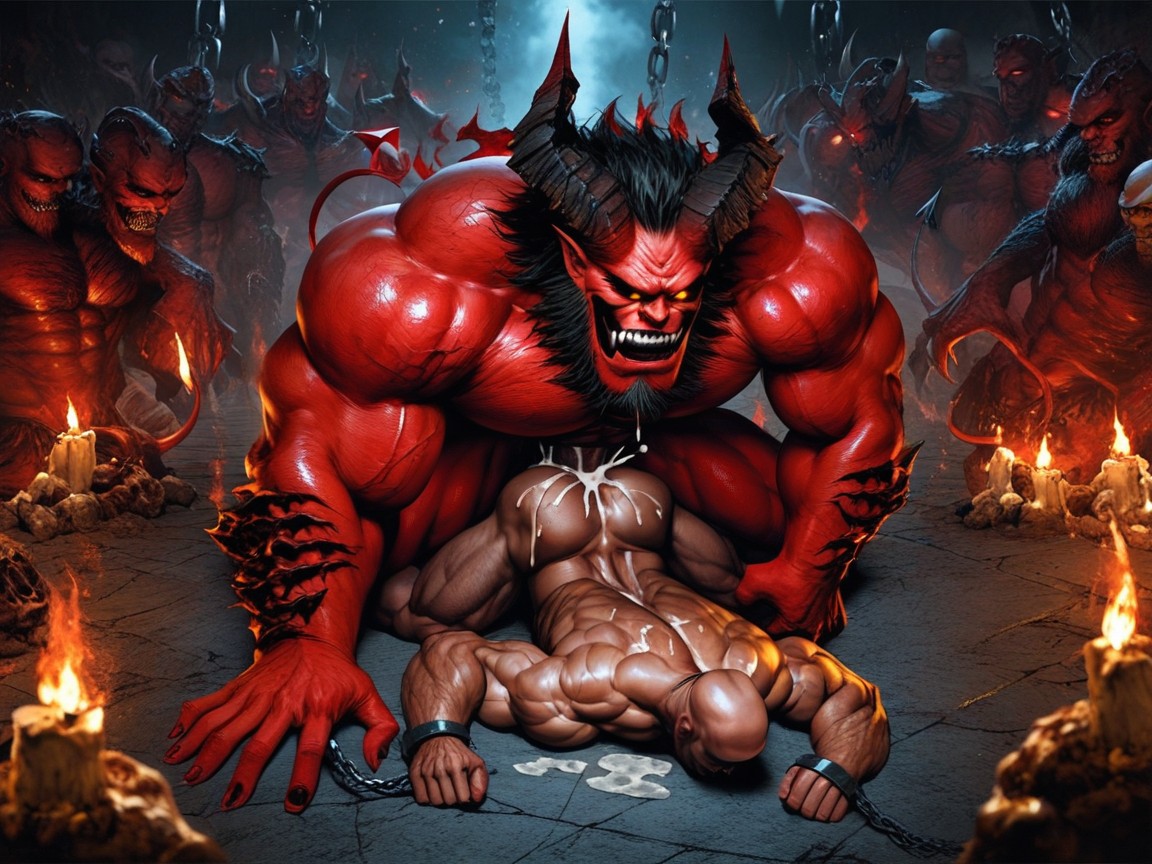 Black Walls, Demons Wrestling Man, Hell AI同性恋黄片