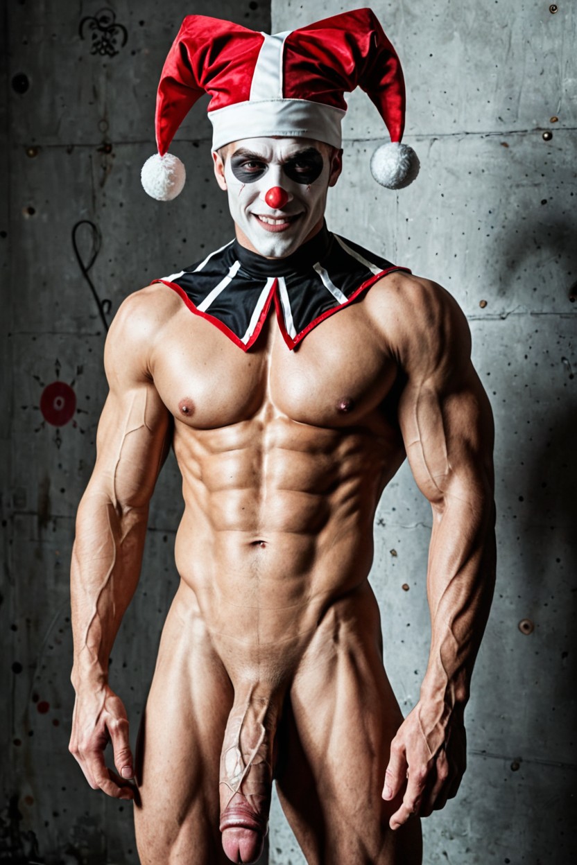 Photorealistic, Fair Skin, Carnival Porno gay IA