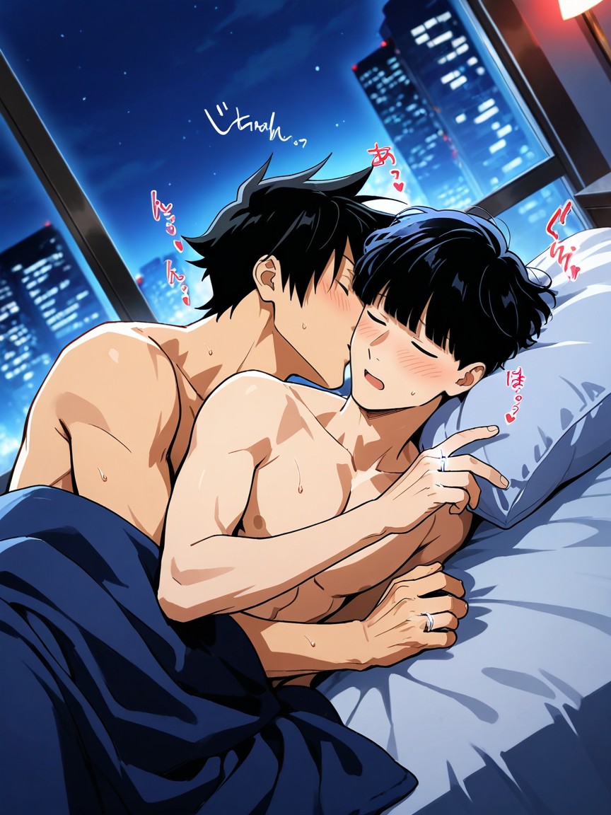 1人, Night, From Above ゲイAIポルノ