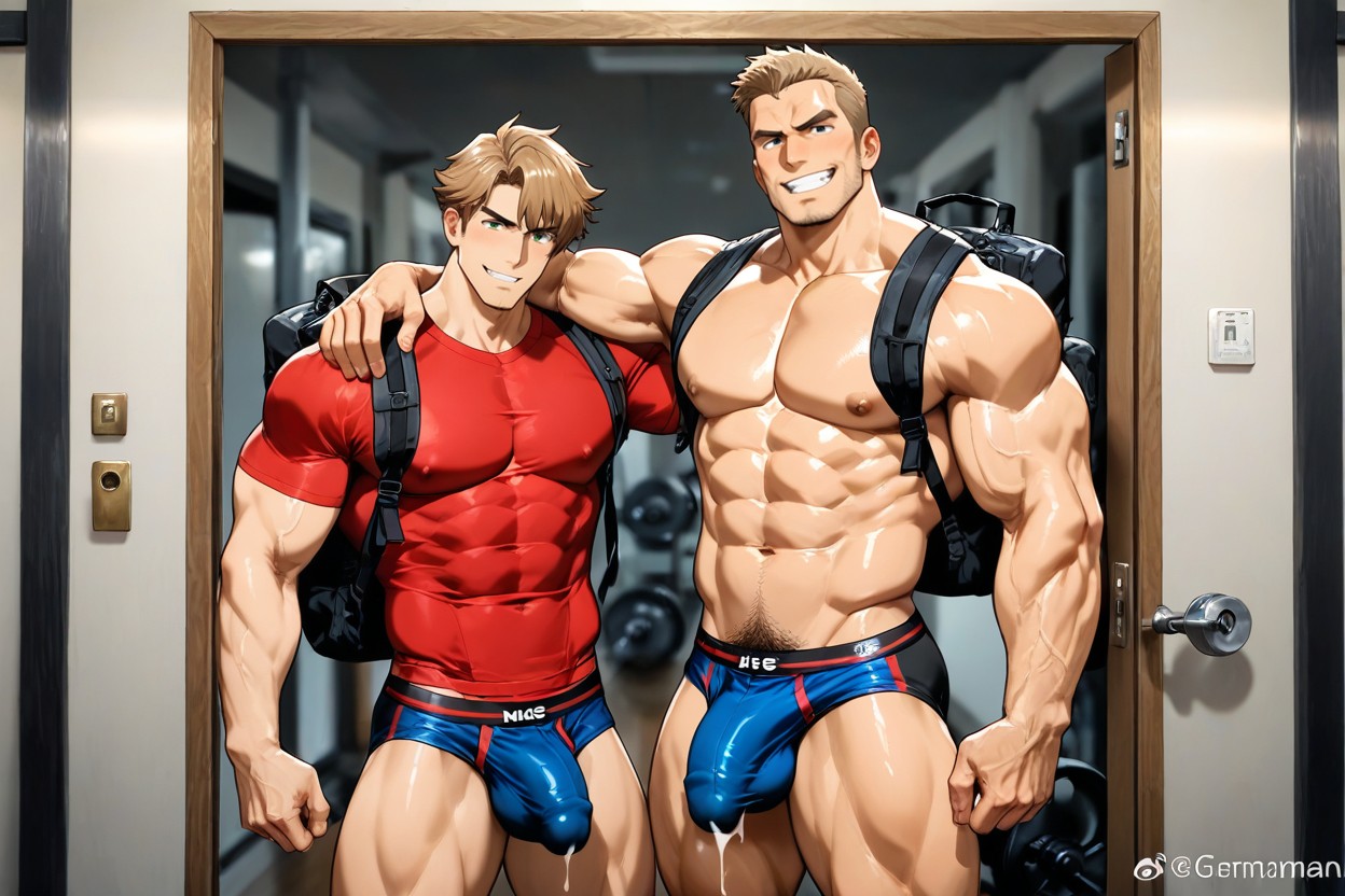 Perverted Man, The Background Blurred To Focus On The Figure, His Right Hand Hanging Loosely His Light Brown Hair Is Slightly Disheveled AI Gay Porn
