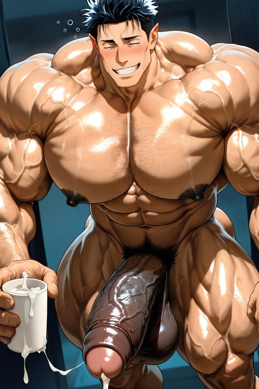 Big Muscles, Testicles, Exquisite Tonal Range Porno IA Gay