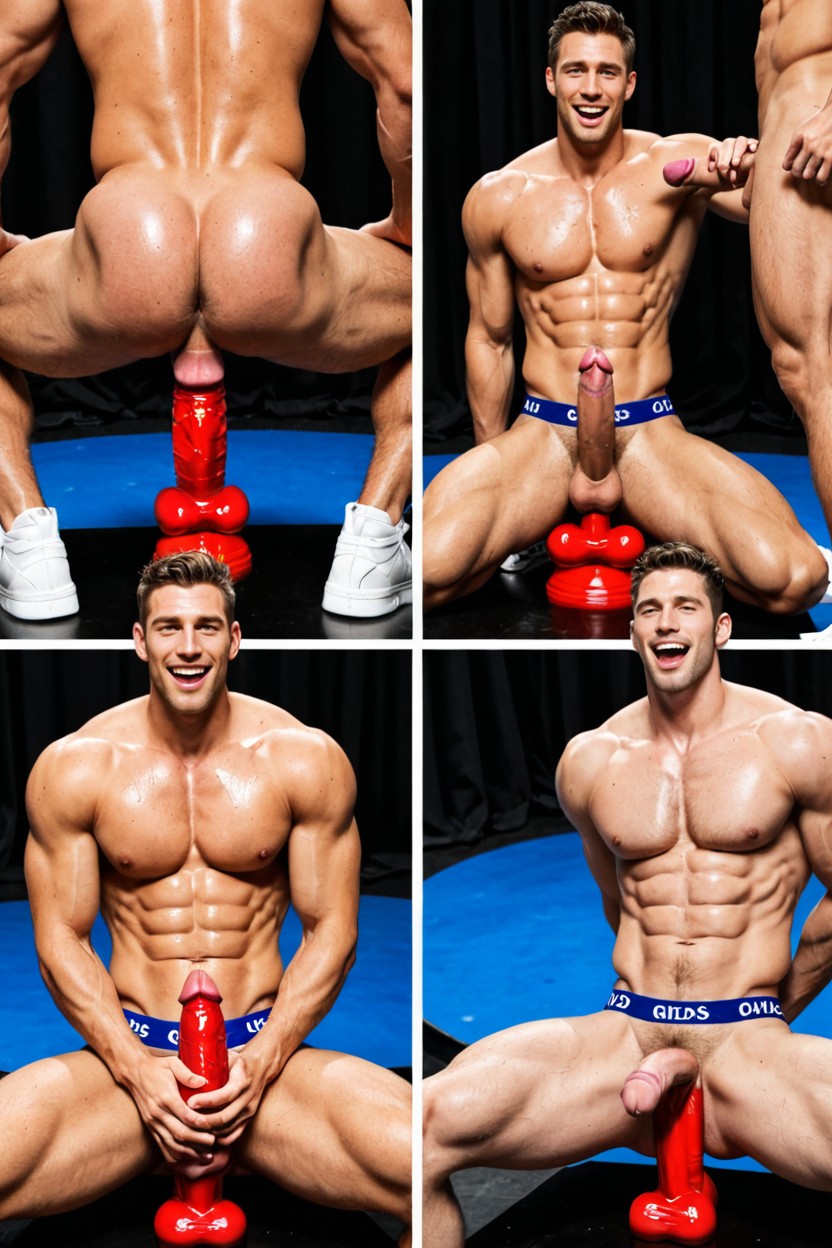 Orgasmo, Different Positions, Masculine Pornografia gay com IA