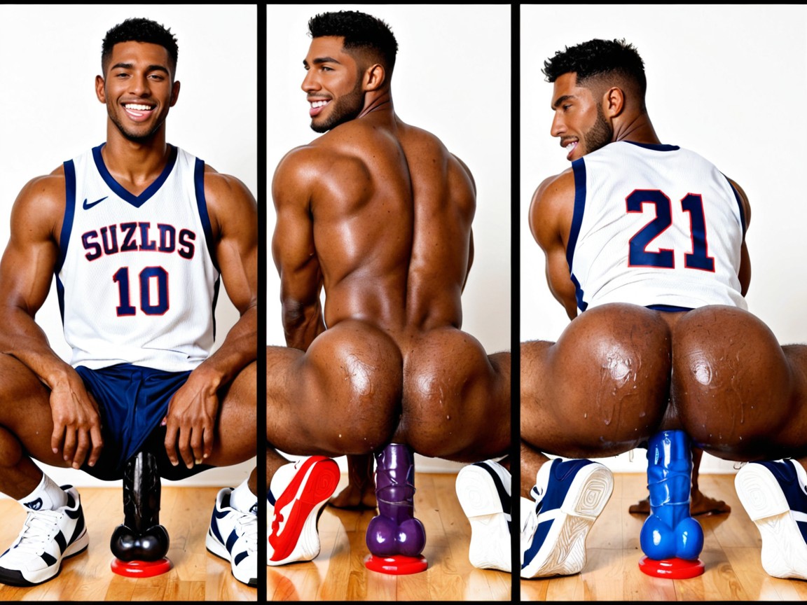 Athletic Shoes, Only Men, Different Positions Pornografia gay com IA